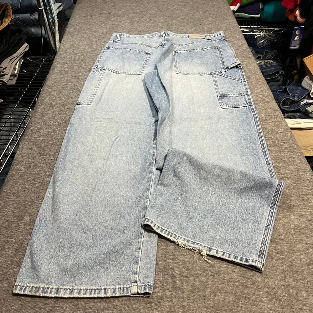 Levis SilverTab Carpenter Fit Jeans Light Wash Baggy Wide Leg Mens 36x32 Vintage